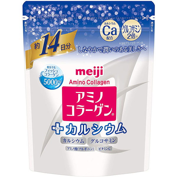 Meiji Amino Collagen + Calcium for 14days 98g