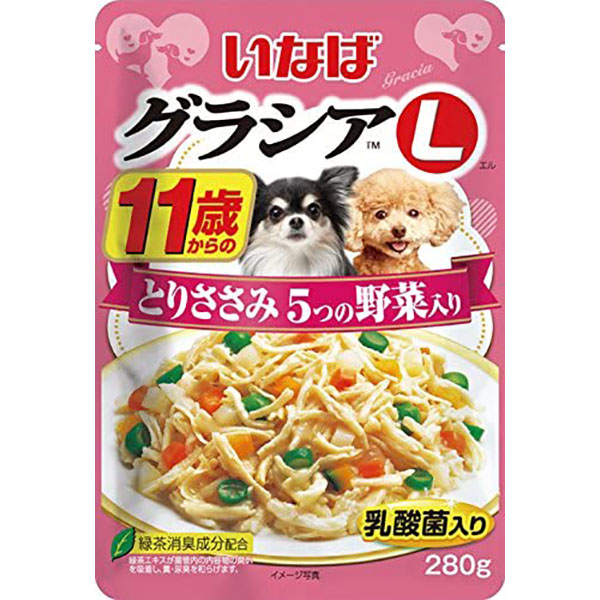 Inaba Gracial 11-Year-Old Chicken Fillet With 5 Vegetables 280g