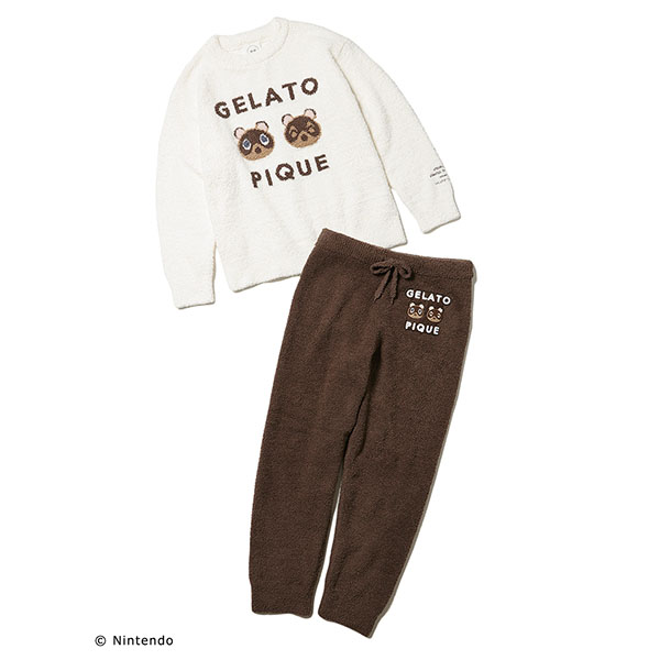gelato pique [Men] [Animal Crossing: New Year’s Forest] Mameme Jaguar Men’s Pullover & Long Pants SET