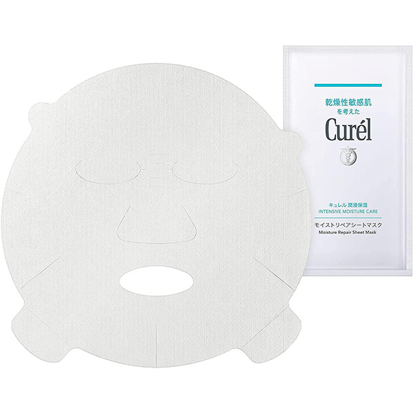 Curel Moisturizing Moist Repair Sheet Mask White 4 sheets珂润面膜珂润敏感肌孕妇保湿滋润面膜4片入