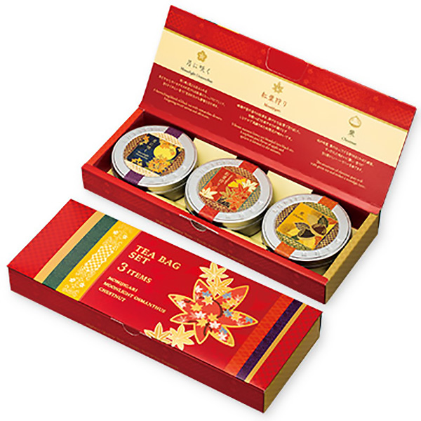 Lupicia Petit Tin Tea Bag Set 3 items ( Autumn )