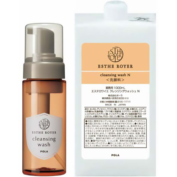 Pola Estheroyer Cleanisng Wash Special Size about 1000ml 酒店特供系列Esthe Royer地中海草本植物Pola洗面奶 Pola泡沫洗面奶 空瓶子+1升量洗面奶 快速物流/慢速物流
