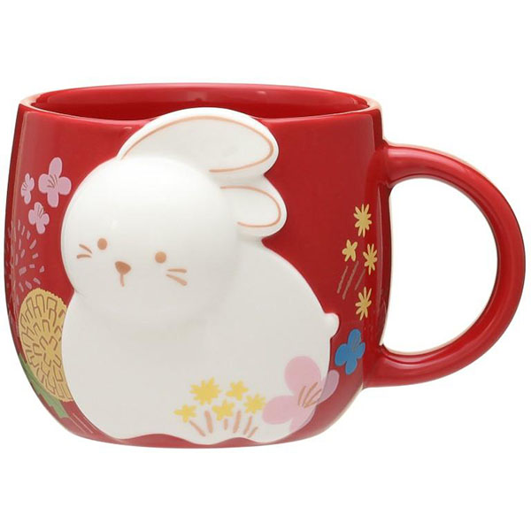 Starbucks 2023 New Year mug rabbit 355ml