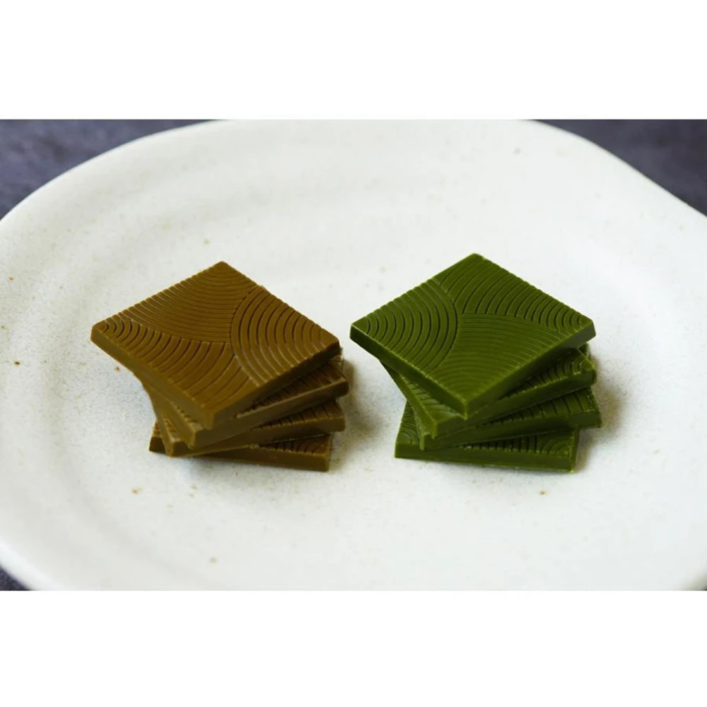 Kaminari Issa Grren & Houji Tea Mix Chocolate ( 6pcs x 2 Total:12pcs)