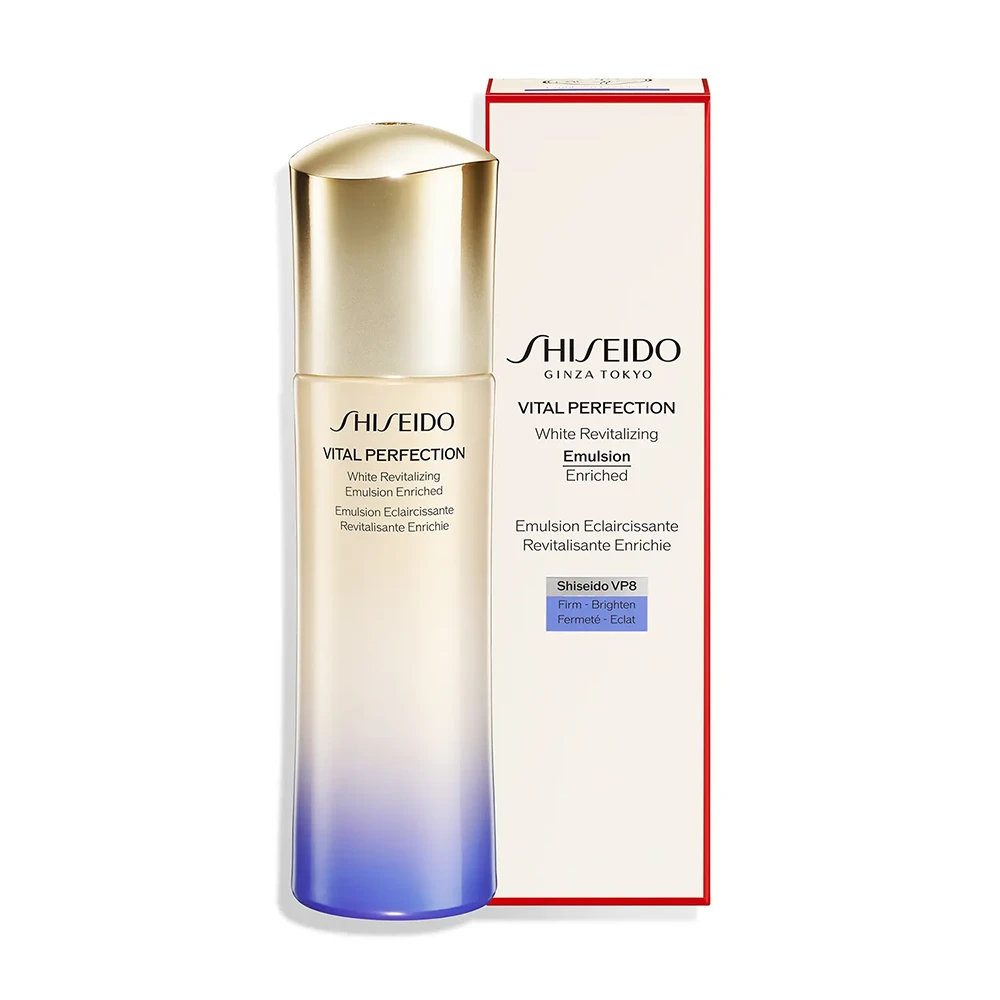 Shiseido Vital-Perfection White RV Emulsion ( 乳液) 100ml # Normal Type // 资生堂悦薇乳液珀翡紧颜亮肤乳液100ml  悦薇美白乳液保湿淡纹提亮肤色 清爽型/保湿型