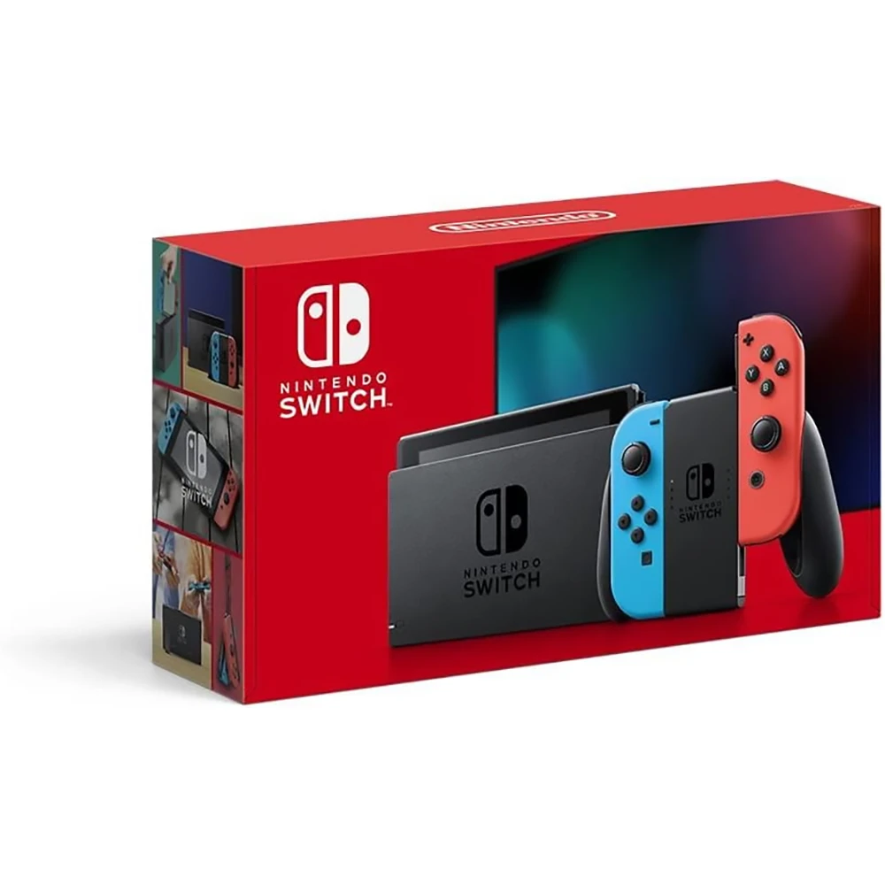 日本版任天堂长续航版Nintendo Switch Joy-Con (L) Neon Blue / (R) Neon Red全新特价