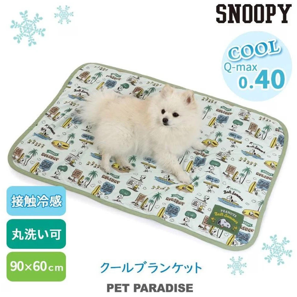 Pet Paradise Snoopy Surf Pattern Cool Blanket (90 X 60Cm)