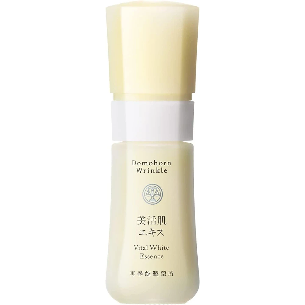 日本专柜贵妇品牌Domohorn Wrinkle Essence 30ml for 60 Days再春馆抗皱美白精华逆袭冷白皮去除暗沉去除黄气提升气色30ml2个月用量