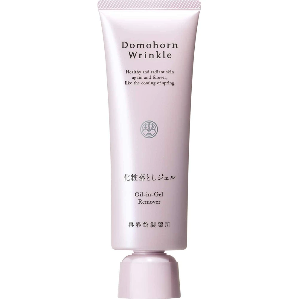 敏感肌孕妇安全品牌Domohorn Wrinkle Oil in Gel Remover 110g 日本再春馆卸妆啫喱再春馆卸妆凝露啫喱包裹卸妆油的特殊质地 非常推荐！