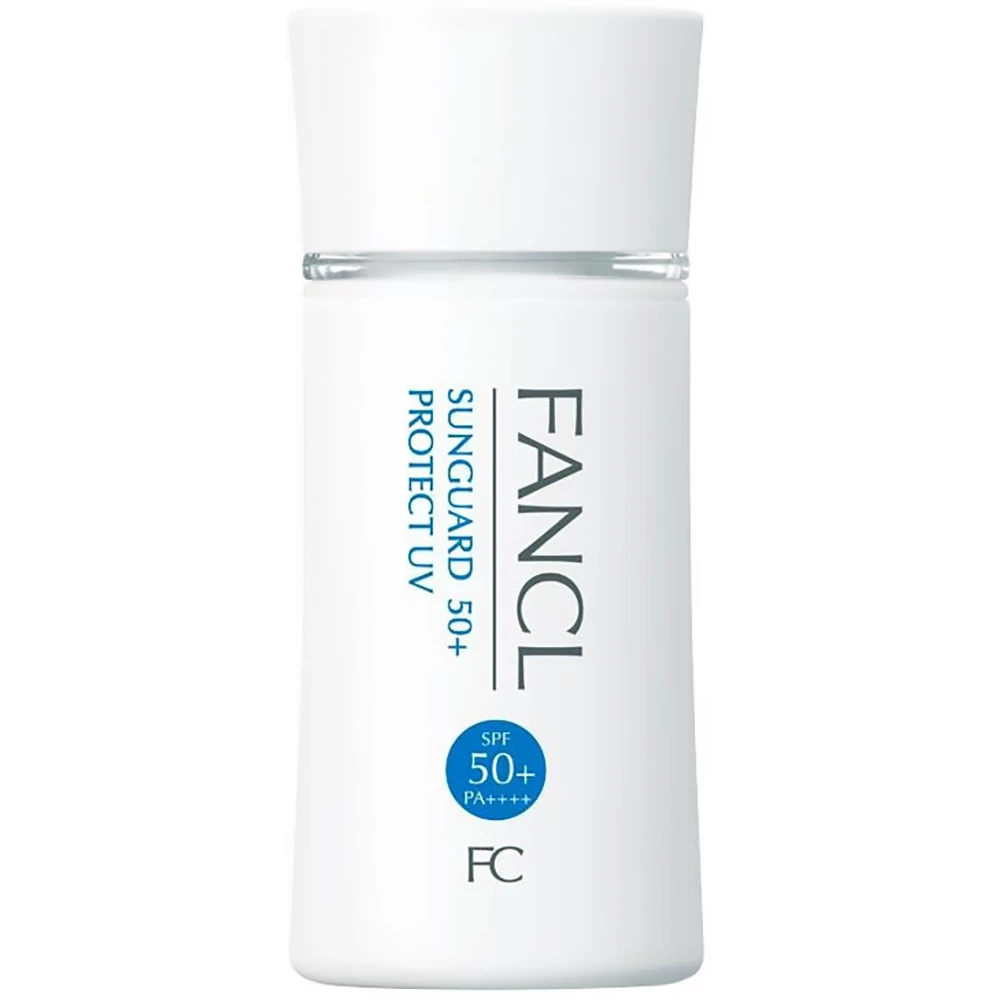 Fancl Sunguard 50+ Protect UV 60ml Fancl防晒Fancl敏感肌温和防晒霜Fancl物理防晒乳液60ml 敏感肌孕妇可用