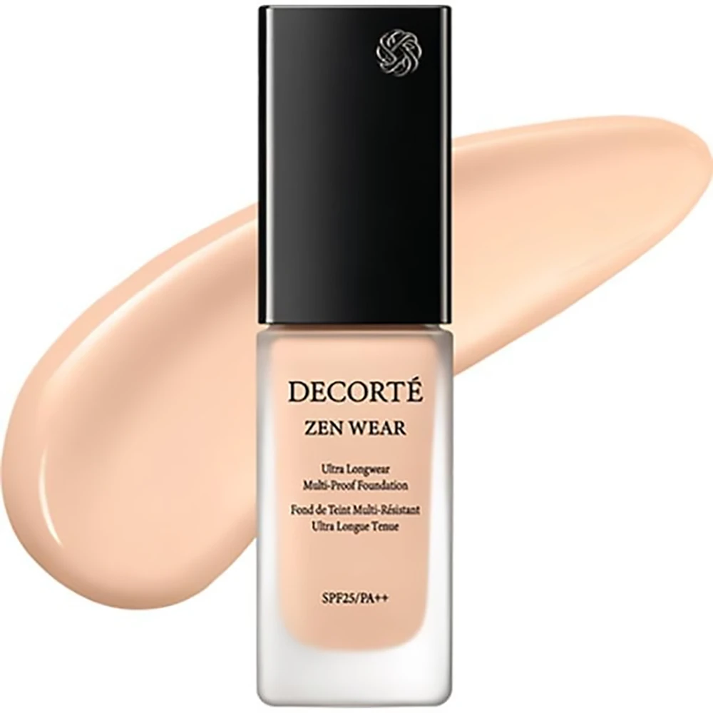 最新产品COSME DECORTE Zenware Fluid 30mL黛珂禅意遮瑕持久粉底液黛珂粉底液黛珂最新研发黛珂zen wear粉底液30ml