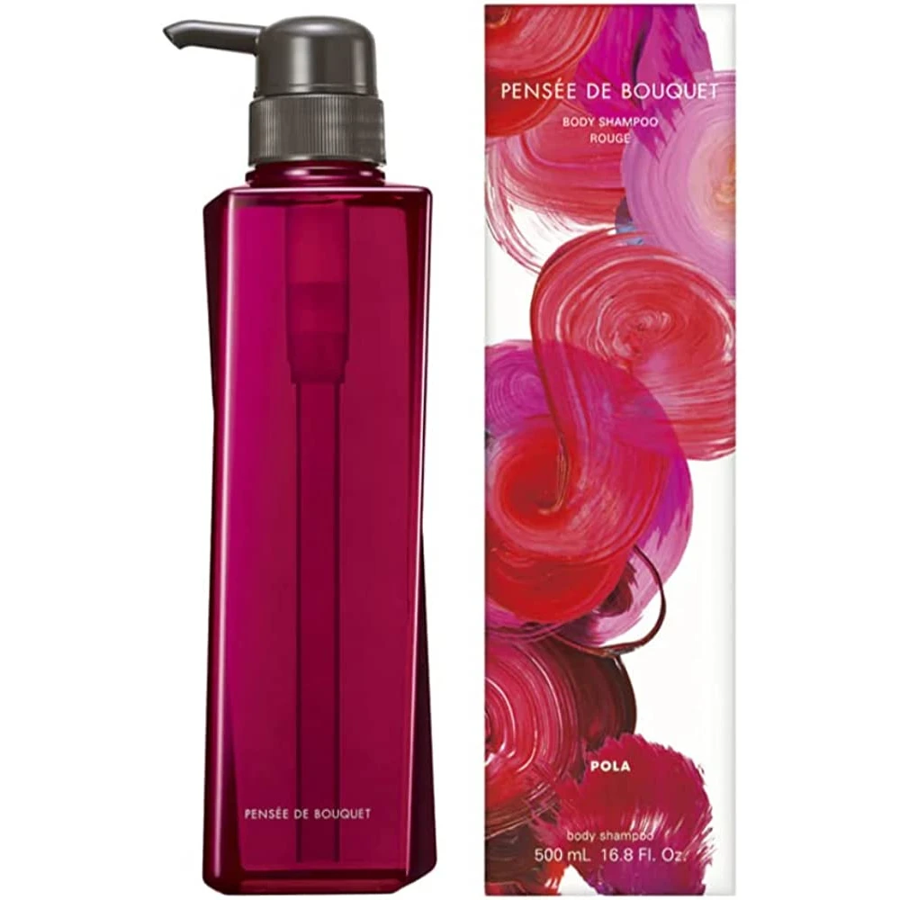 Pola Panses de Bouquet Body Shampoo Rouge Normal Packaging500ml/Refill 470ml  Pola沐浴露Pola玫瑰沐浴露 正装500ml/替换装470ml 快速物流/慢速物流