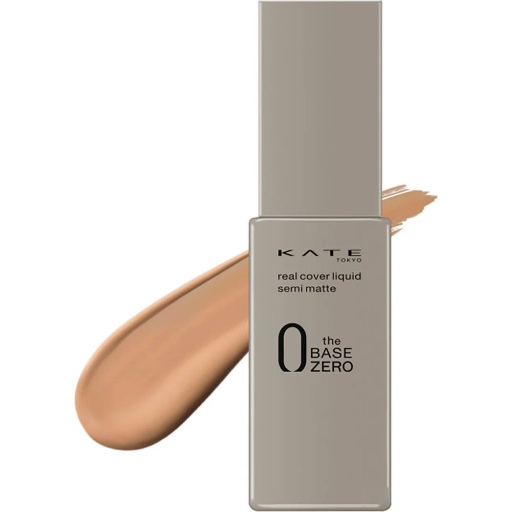 如此清爽的液态粉底！Kate Real Cover Liquid (Semi-Matte) Kate粉底液 Kate哑光粉底液Kate隐形美肌粉底液 哑光款 多色入