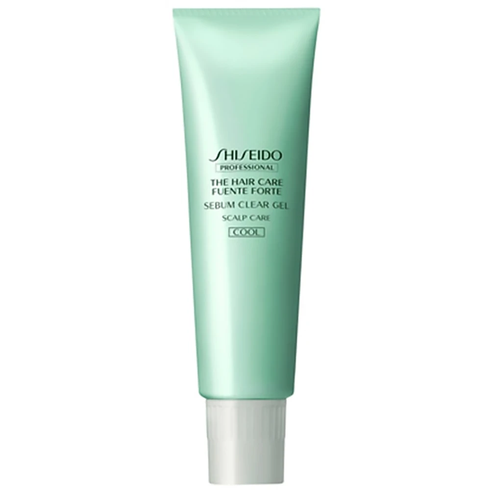 脱发头皮痘痘油脂包发根扁他发尾发干头皮油腻？看过来吧！Shiseido Fuente Forte Sebum Clear Gel Cool 150g 资生堂专业美发FUENTE头皮深层清洁啫喱芳氛洁净啫喱150g清凉型清洁头皮毛囊去角质