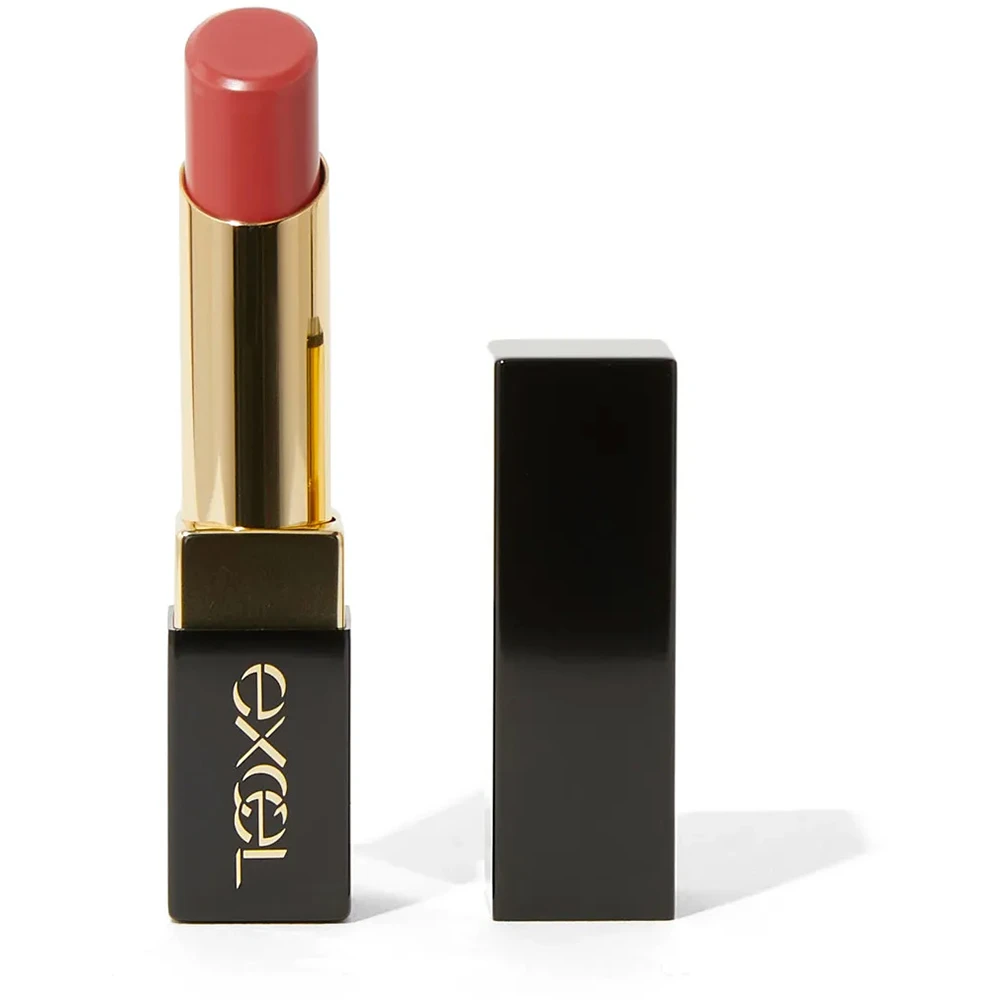 Excel Glaze Balm Lip sana excel GB06 玫瑰色滋润持久唇膏保湿口红秋季女正品6色