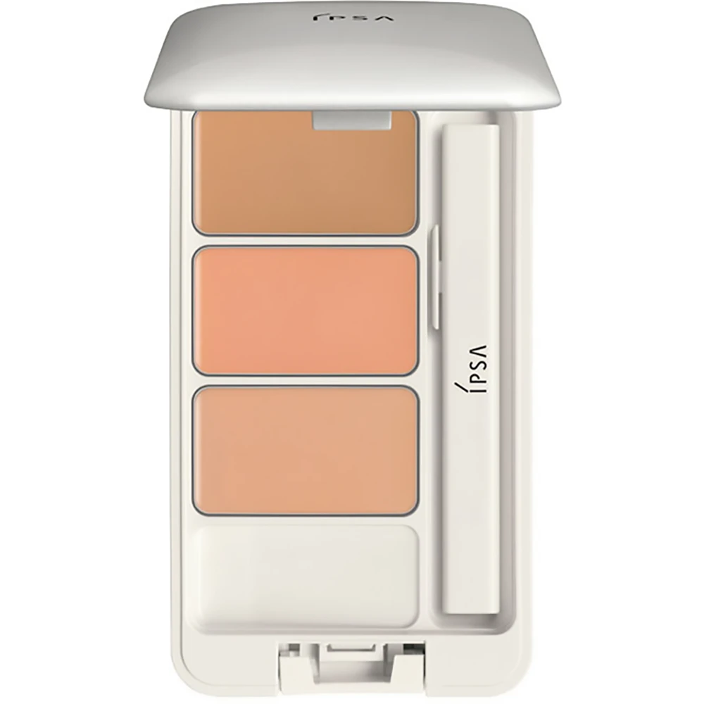 最新版IPSA Creative Concealer e 4.5g SPF25 PA+++Ipsa遮瑕IPSA三色调色IPSA遮瑕盘IPSA三色遮瑕盘 遮盖痘印黑眼圈一盘搞定4.5g