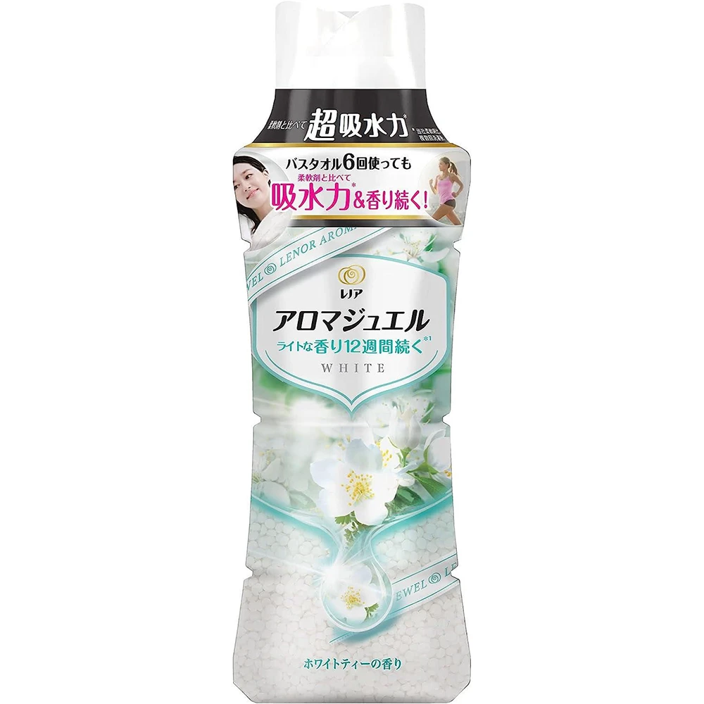 Lenor Aroma Jewel Fragrance Beads White Tea, main body 420mLLenor衣服芳香剂留香珠衣服香氛珠子芳香珠子 怡人的白茶香