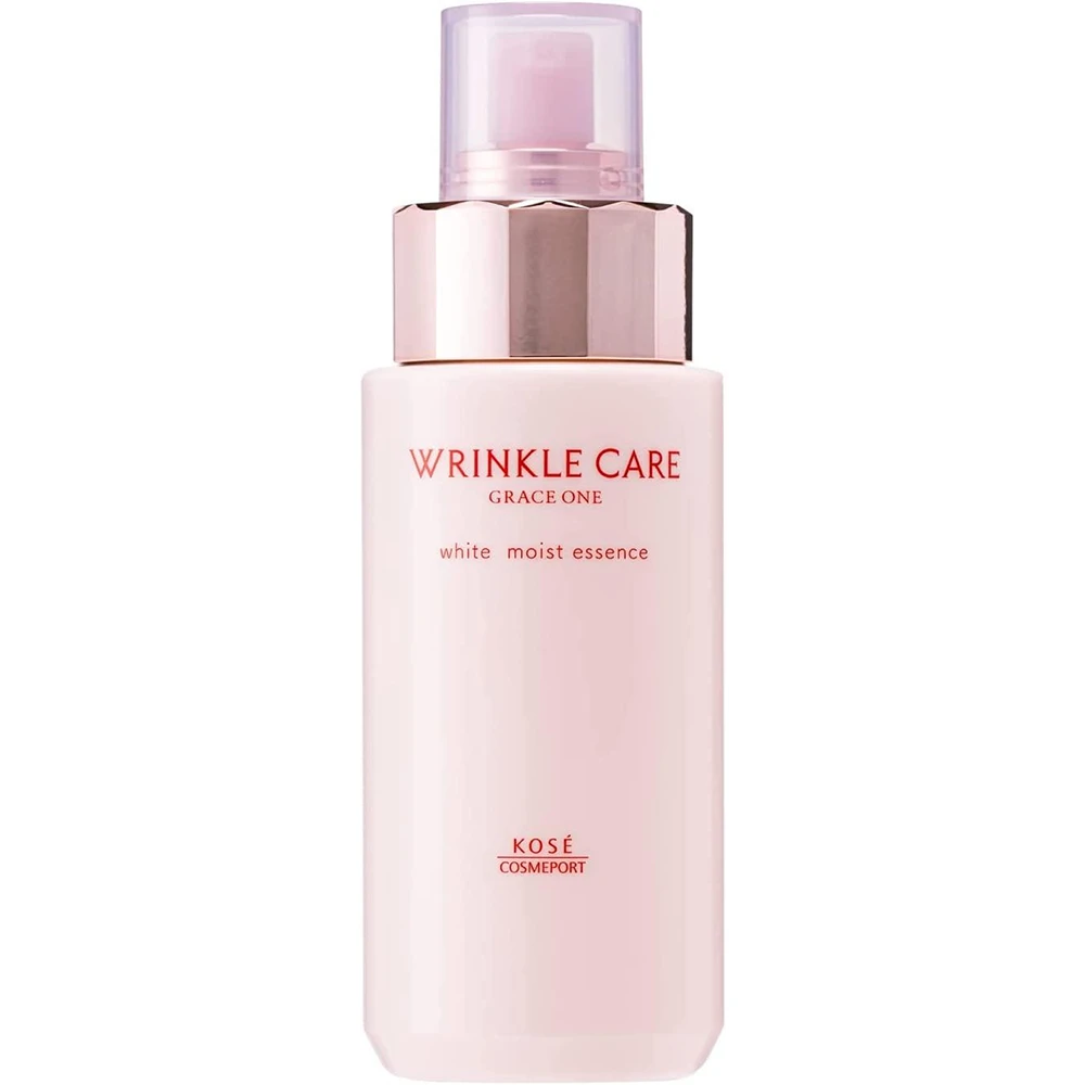 一瓶顶7瓶 眼睛精华都包裹在里面啦Kose Grace One Wrinkle Care White Moist Essence Improving Blemishes And Wrinkles All-In-One Essence 180ml高斯graceone多功能镜肌抗皱美白除暗沉精华高斯精华温柔花香款180ml熟龄肌护肤