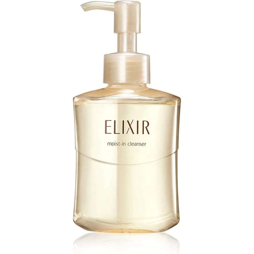 Elixir Moist-in Cleanser 140ml ELIXIR日本怡丽丝尔2020新款优悦活颜洁面卸妆二合一啫喱140ml