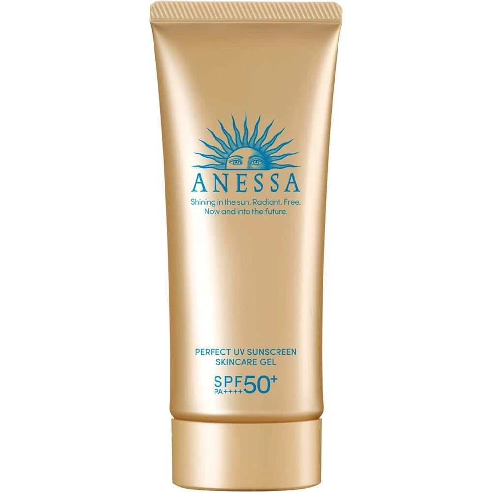 Anessa Perfect UV Skin Care Gel  a Citrus Soap 90g 最新版安耐晒防晒啫喱 金管安耐晒（软管）清新柑橘香90g