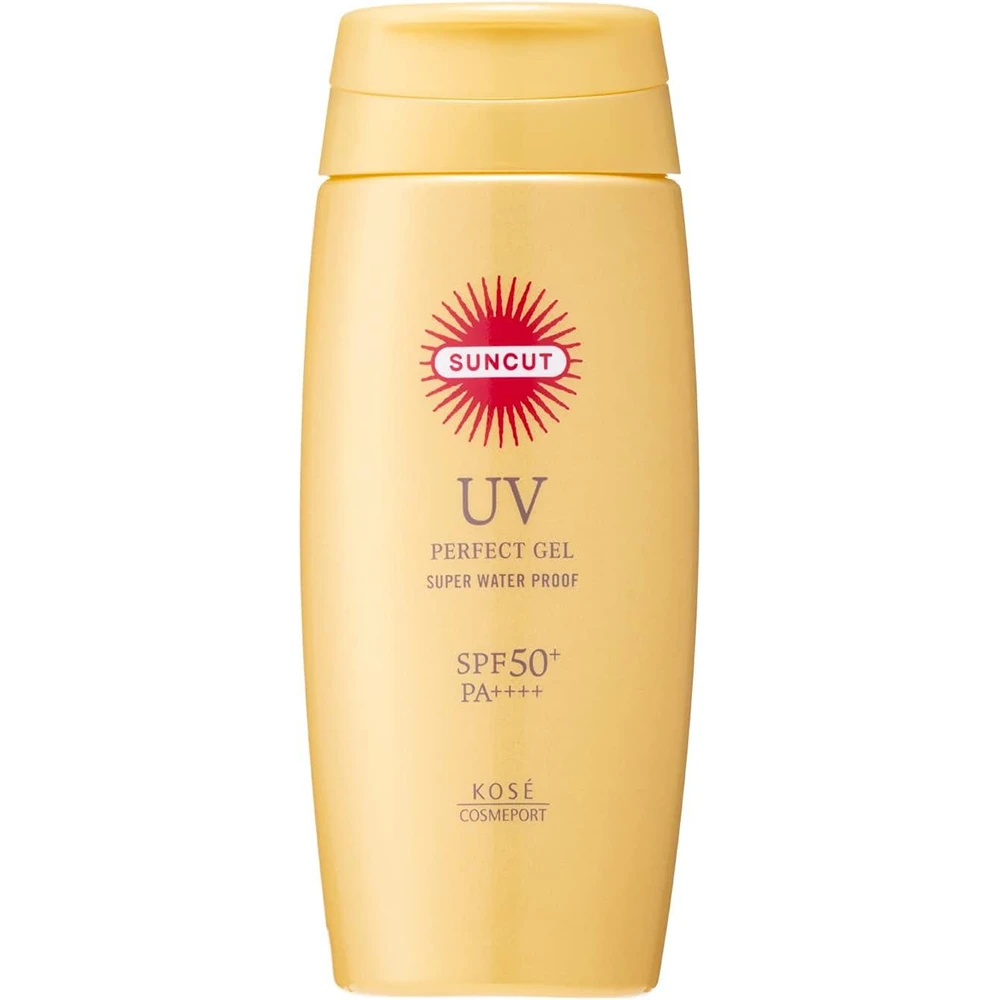 Kose Suncut Perfect UV Gel SPF50 + / PA ++++ 100g高斯防晒 防晒霜乳隔离紫外线防水汗军训防晒男女户外面部身体防晒液 【清爽防水】防晒霜100g