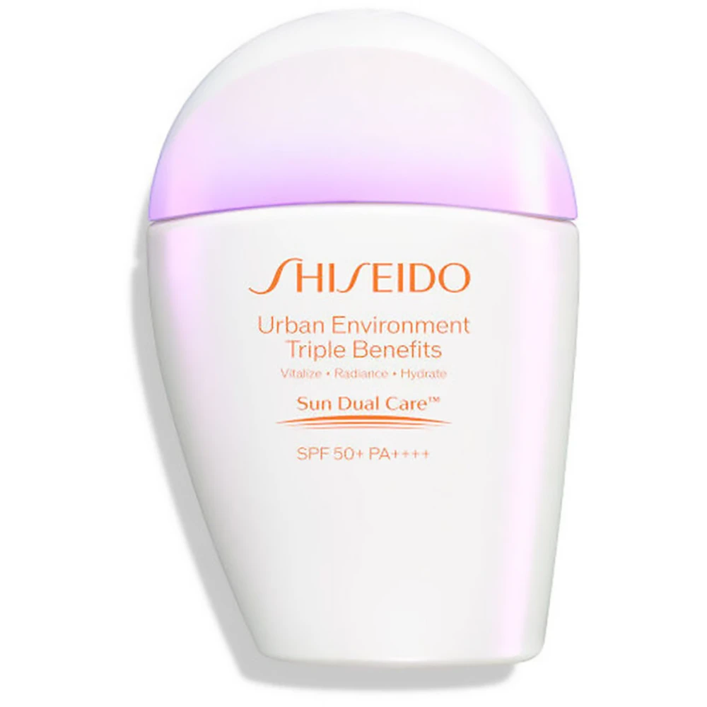 SHISEIDO Suncare Urban Triple Beauty Suncare Emulsion 30ml SPF50+ PA++++资生堂防晒资生堂白胖子防晒最新版spf50+pa++++清爽无油防晒兼隔离30ml