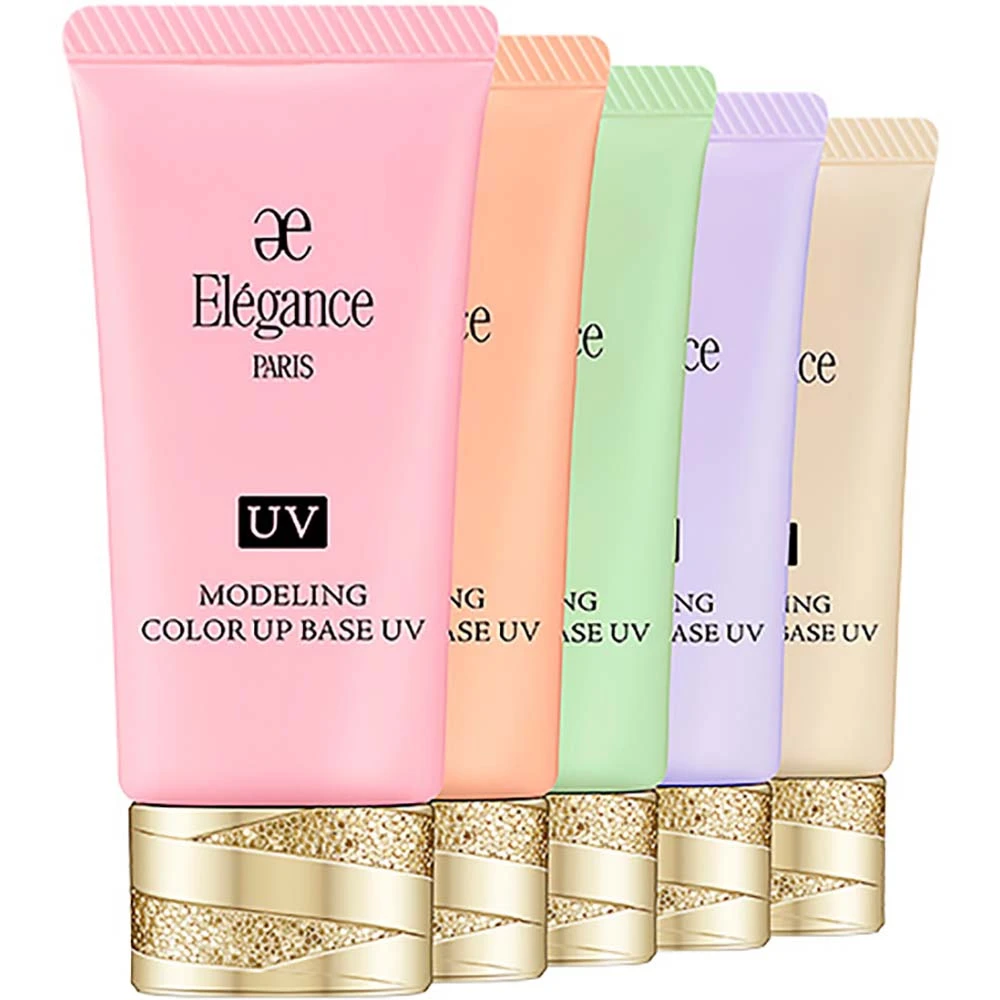 E大饼家明星隔离产品Elegance Modeling Color Up Base UV 30g / 5 colors / SPF40 PA +++日本专柜elegance隔离多色入防晒倍数spf40pa+++