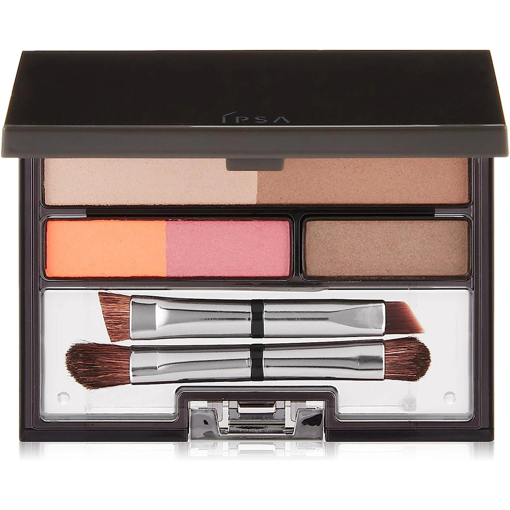 Ipsa Creative Pallette 3.3g  IPSA茵芙莎 幻彩立体质感五色眉粉盒 5色 带眉刷