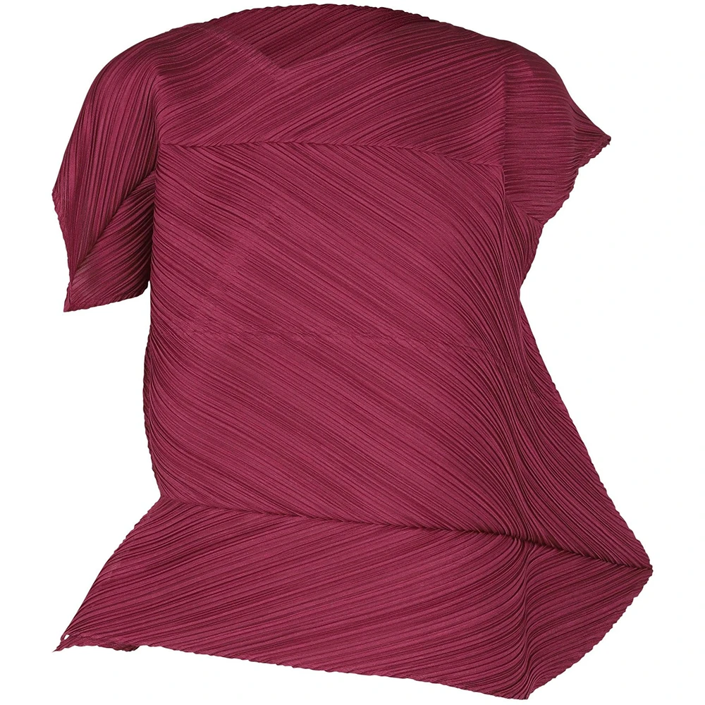 Pleats Please Issey Miyake Palm Pp33Jk481 #Wine Red