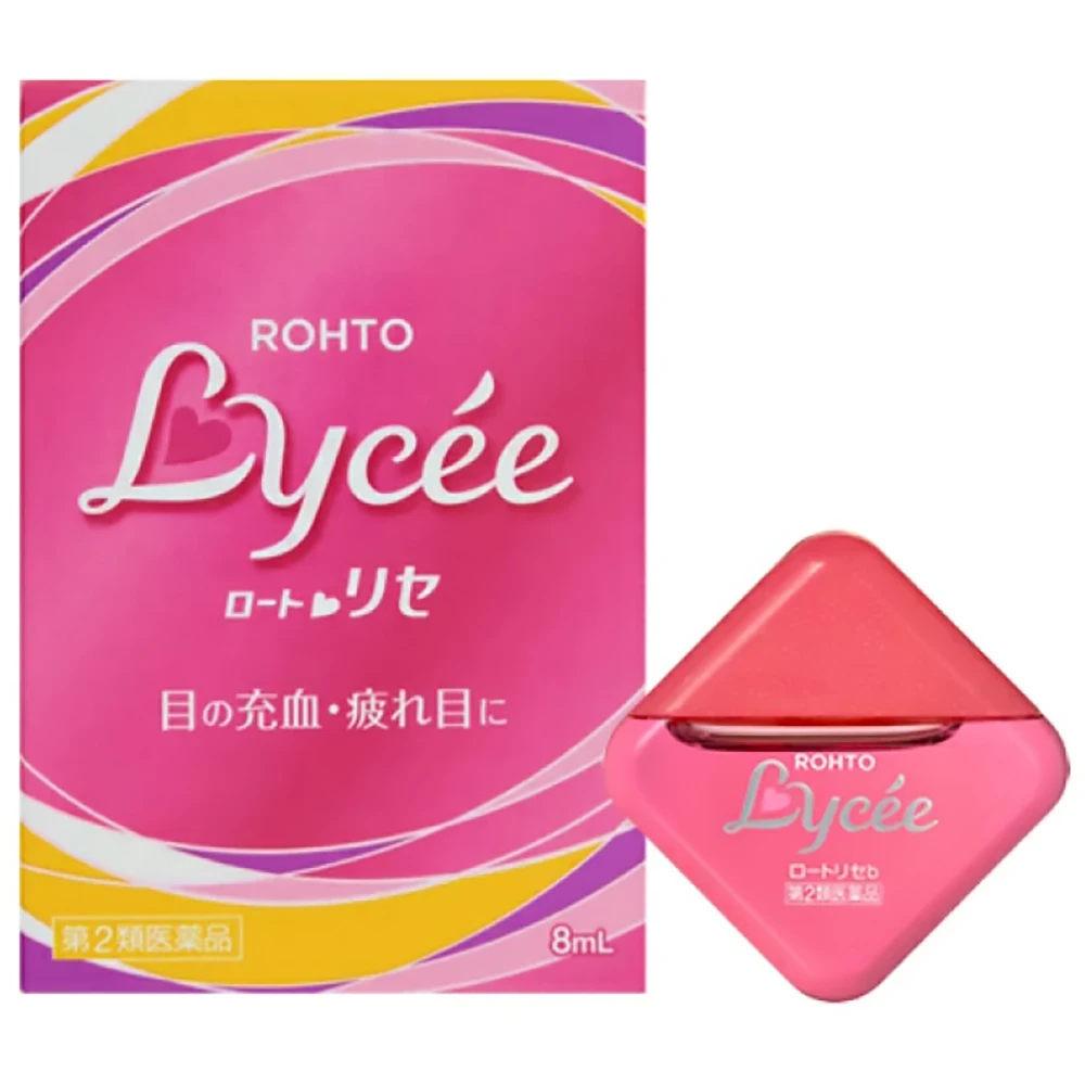 Rohto Lycee Contact b 8ml 小花眼药水隐形眼镜后的润眼液8ml