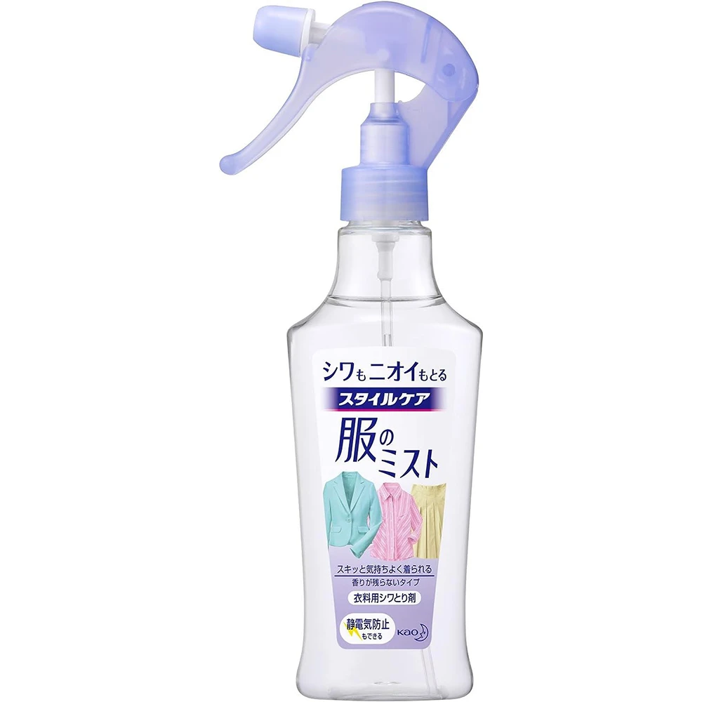 Kao Style Care Mist for Clothes 200ml 花王衣物除皱喷雾除静电喷雾 芳香性 喷上一抹衣服就平整了 而且速干哦