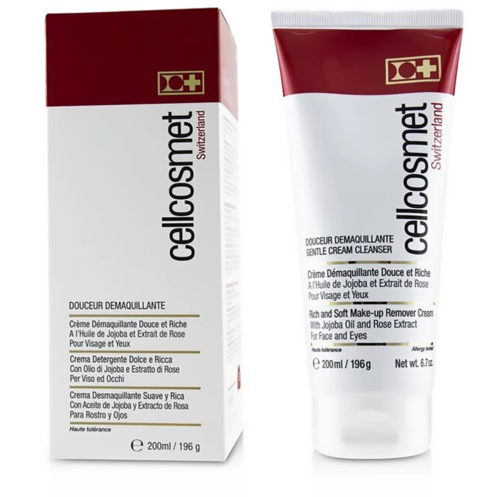 无敌好用的洗面奶 cellcosmet Gentle Cream Cleanser 200ml 柔颜洁肤乳露（温和卸妆乳）200ml