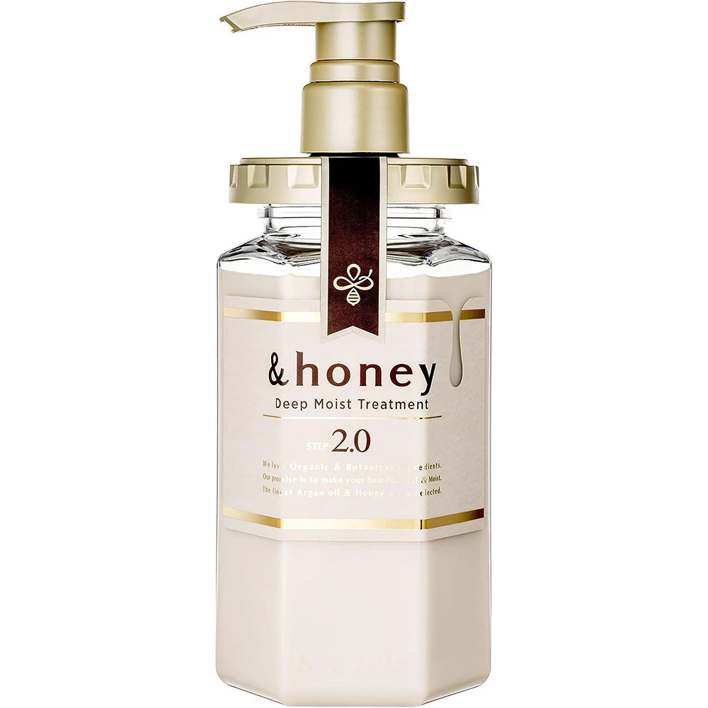 用蜂蜜护法？&Honey Deep Moist Treatment 2.0 445g  安蒂花子&honey蜂蜜滋养护发素 深度保湿蜂蜜特别烫染干枯受损/适合暴晒造成的缺水无光