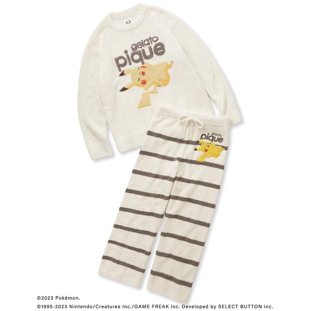 gelato pique [Pokemon Sleep] [LADIES’] Baby Moko Jacquard Pullover & Long Pants Set