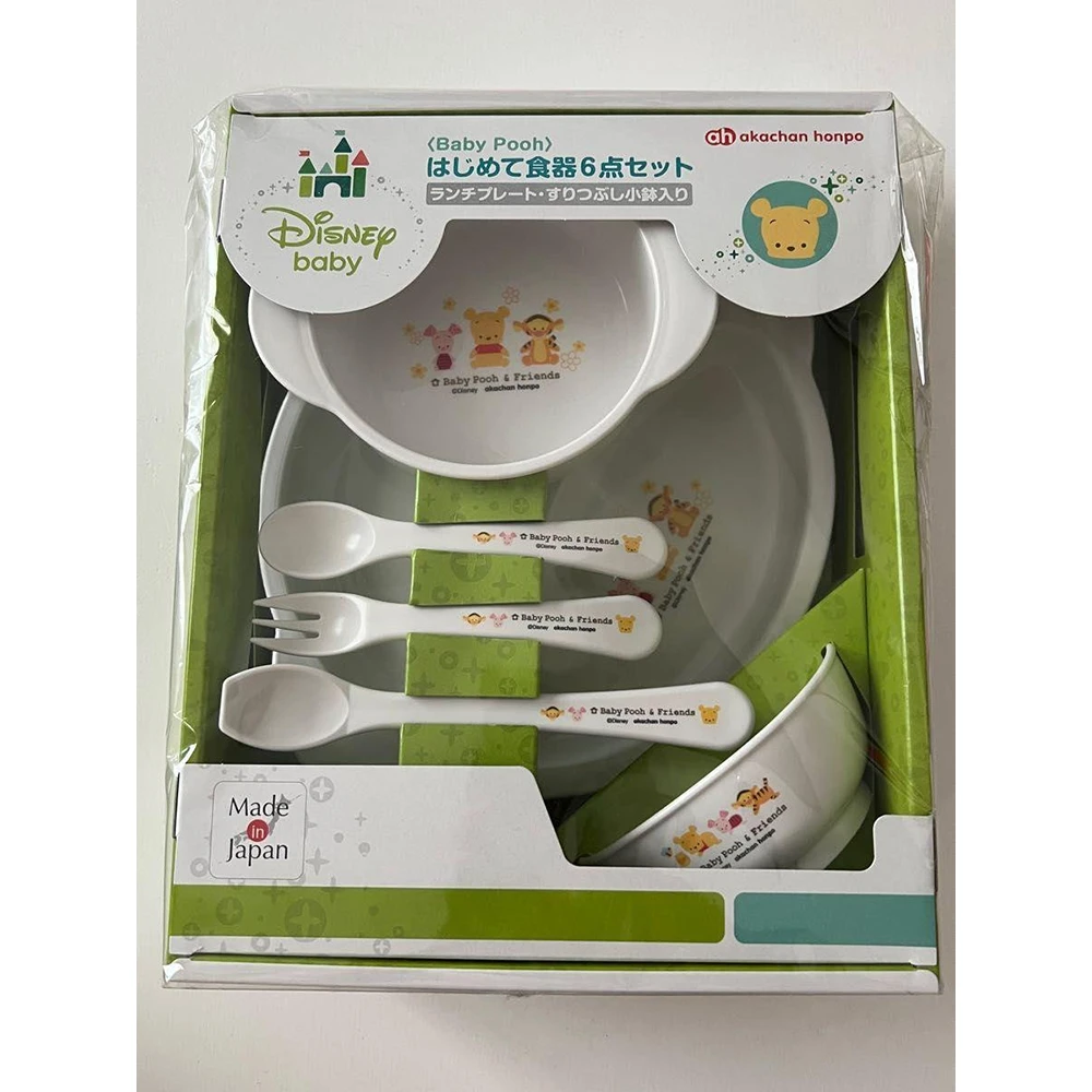 First Time Tableware 6-Piece Set Winnie The Pooh
