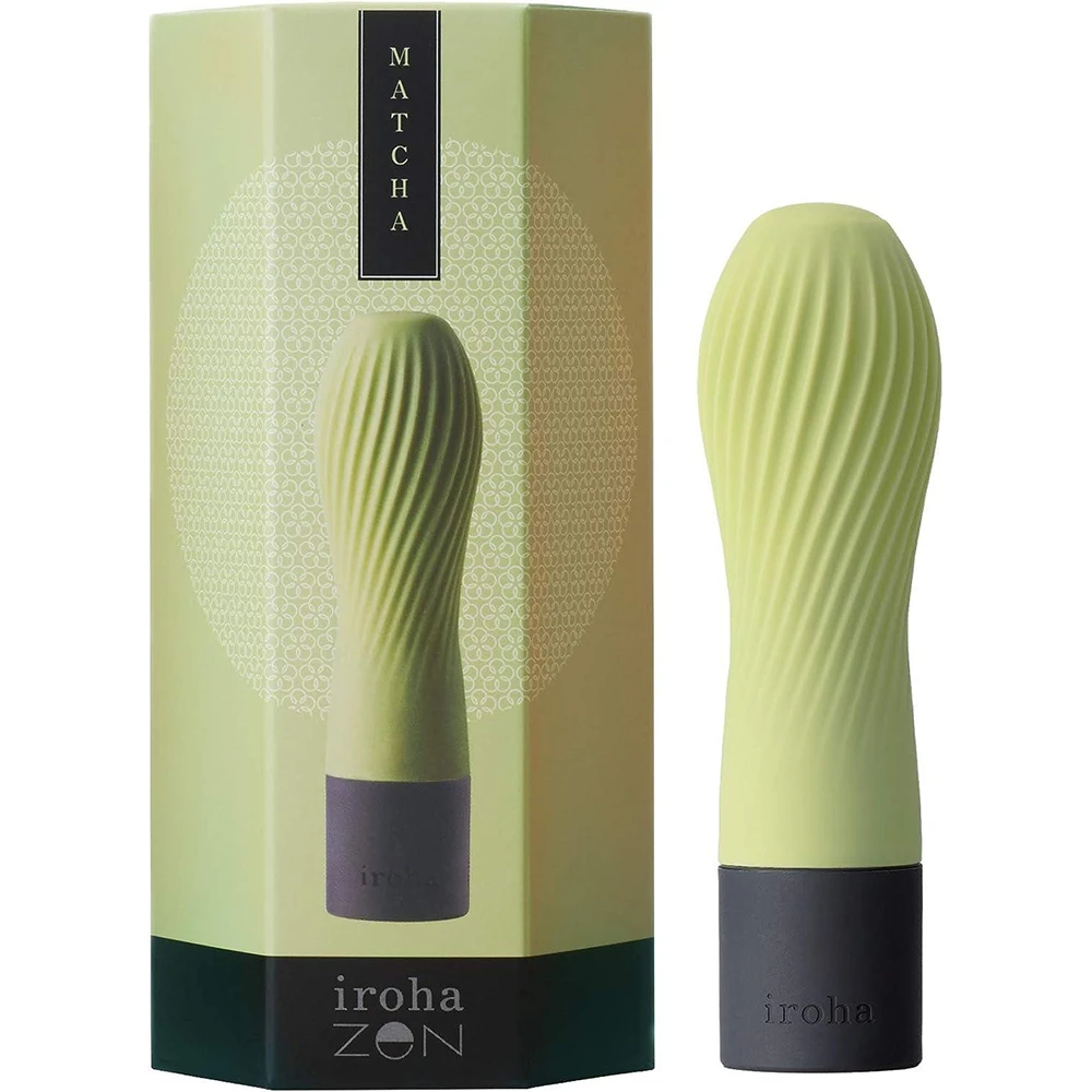 Iroha Zen Matcha Vibrator Rotor Battery Powered For Women