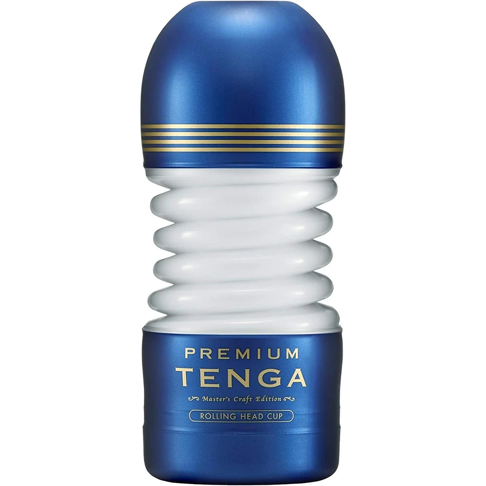 Tenga Tenga Premium Rolling Head Cup Premium Rolling Head Cup Blue 1