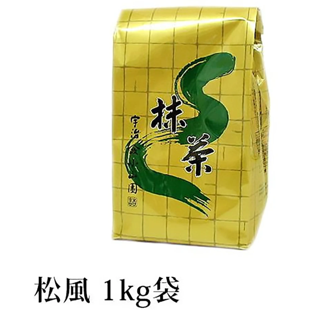 Koyamaen Matsukaze motcha1000g(1kg) // Best before : less than 8 month 宇治山政小山园抹茶松风1kg装日本抹茶
