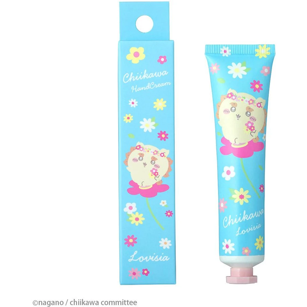 萌萌哒限定 日本lovisia联名吉伊卡哇Lovisia Chiikawa Large Collection Hand Cream Shisa Freesia Fragrance 护手霜小苍兰香味狮萨款