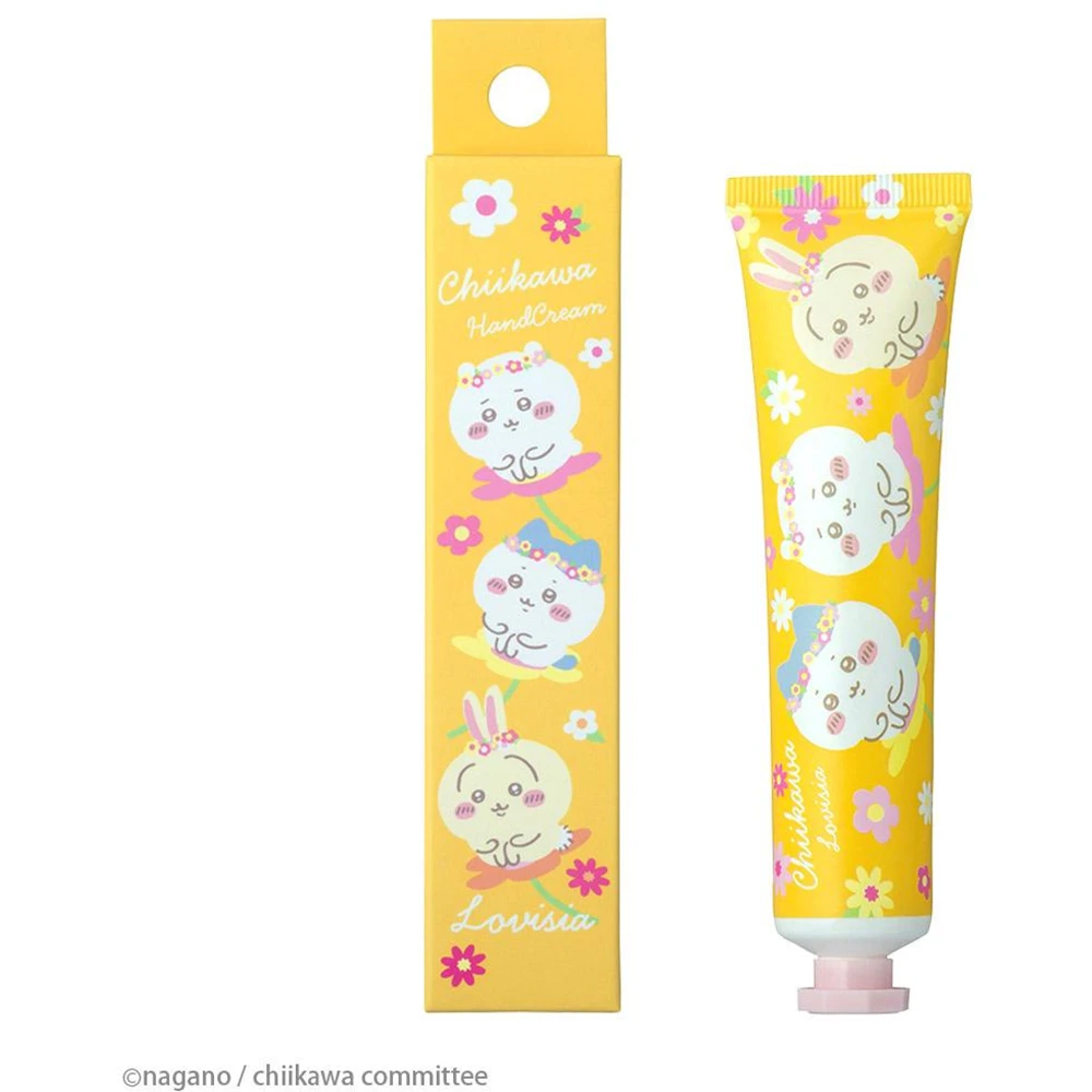 萌萌哒限定 日本Lovisia 联名吉伊卡哇Lovisia Chiikawa Large Collection Hand Cream Chiikawa & Hachiware & Rabbit Osmanthus Scent护手霜桂花香味 吉伊+小八+乌萨奇款