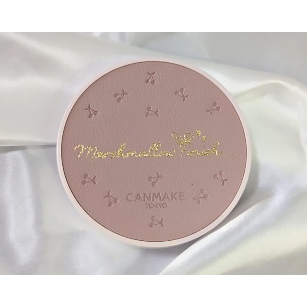 平价药妆中的战斗机Canmake Marshmallow Finish Powder Limited Design Version日本井田棉花糖粉饼限定包装仿皮外包装