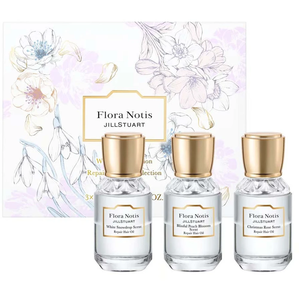 Flora Notis Jill Stuart Winter Celebration Repair Hair Oil Selection #Release date: 01/Dec/2023