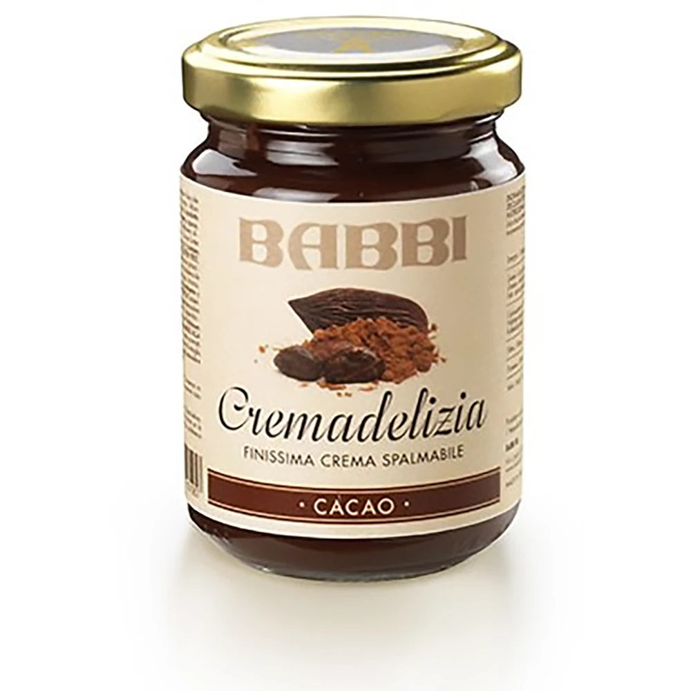 日本精美甜品品牌日本Babbi Crema Chocolate 150g意大利巧克力酱150g罐装巧克力杏仁坚果奶油酱