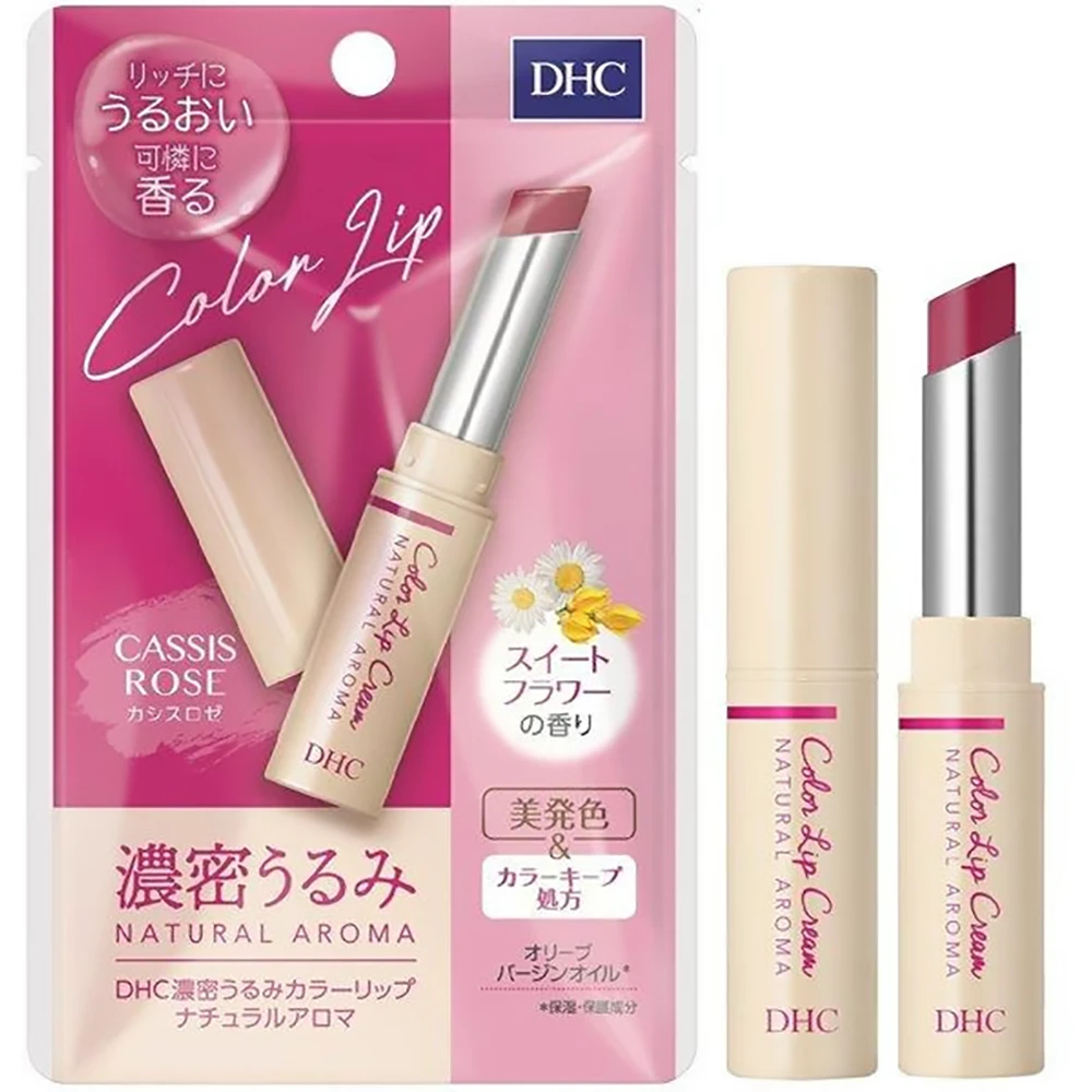 DHC DHC Dense Moisture Color Lip Natural Aroma Cassis Rose  DHC纯榄变色保湿护唇膏 橄榄润唇膏滋润 天然玫瑰色