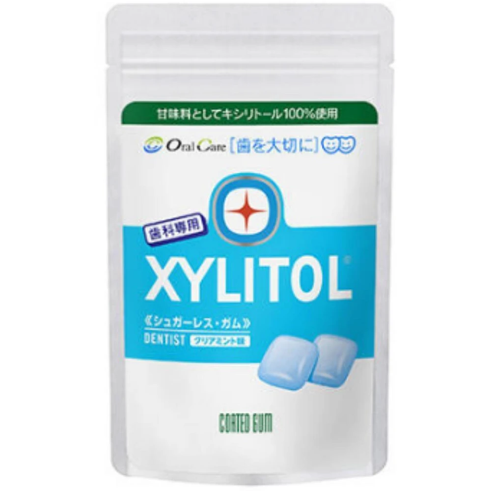 Oral Care Xylitol Gum For Dental Use Lami Chuck 35G (21 Tablets) Clear Mint