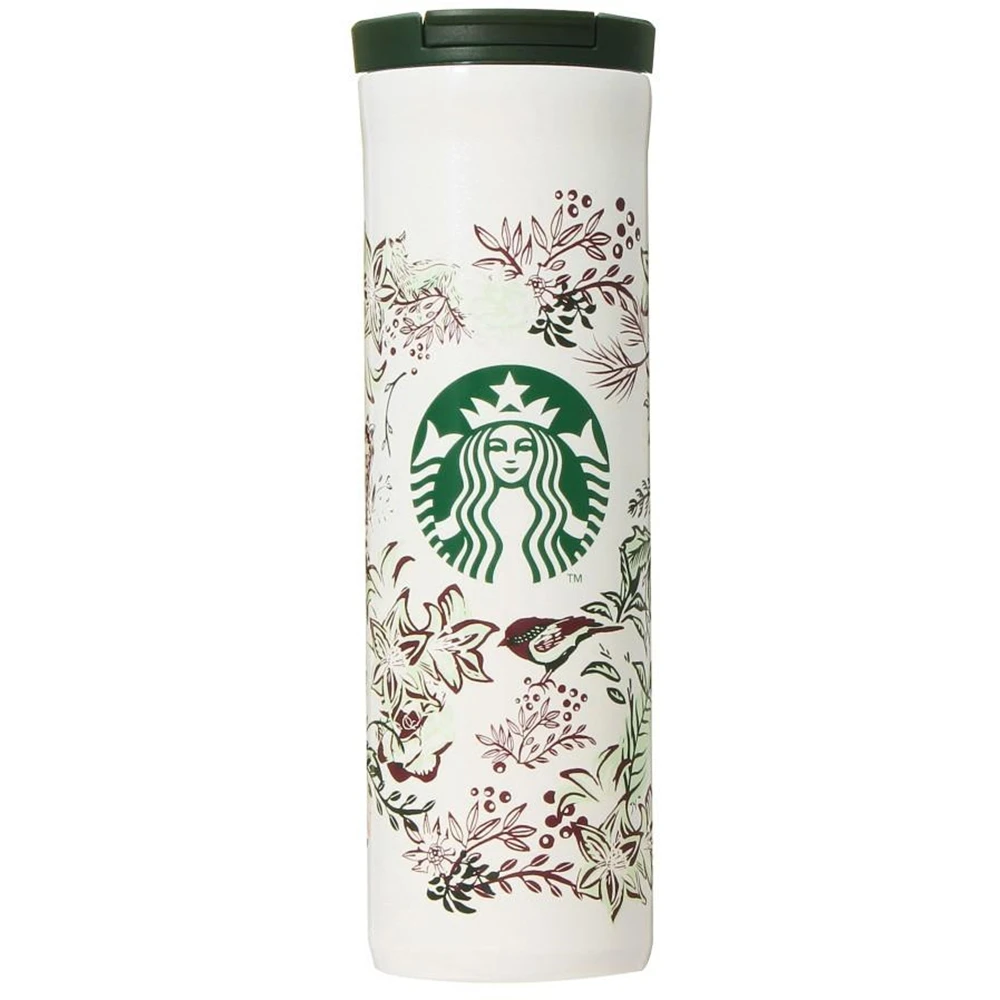 Starbucks Holiday 2023 Stainless Bottle Forest 473ml : 452478542327