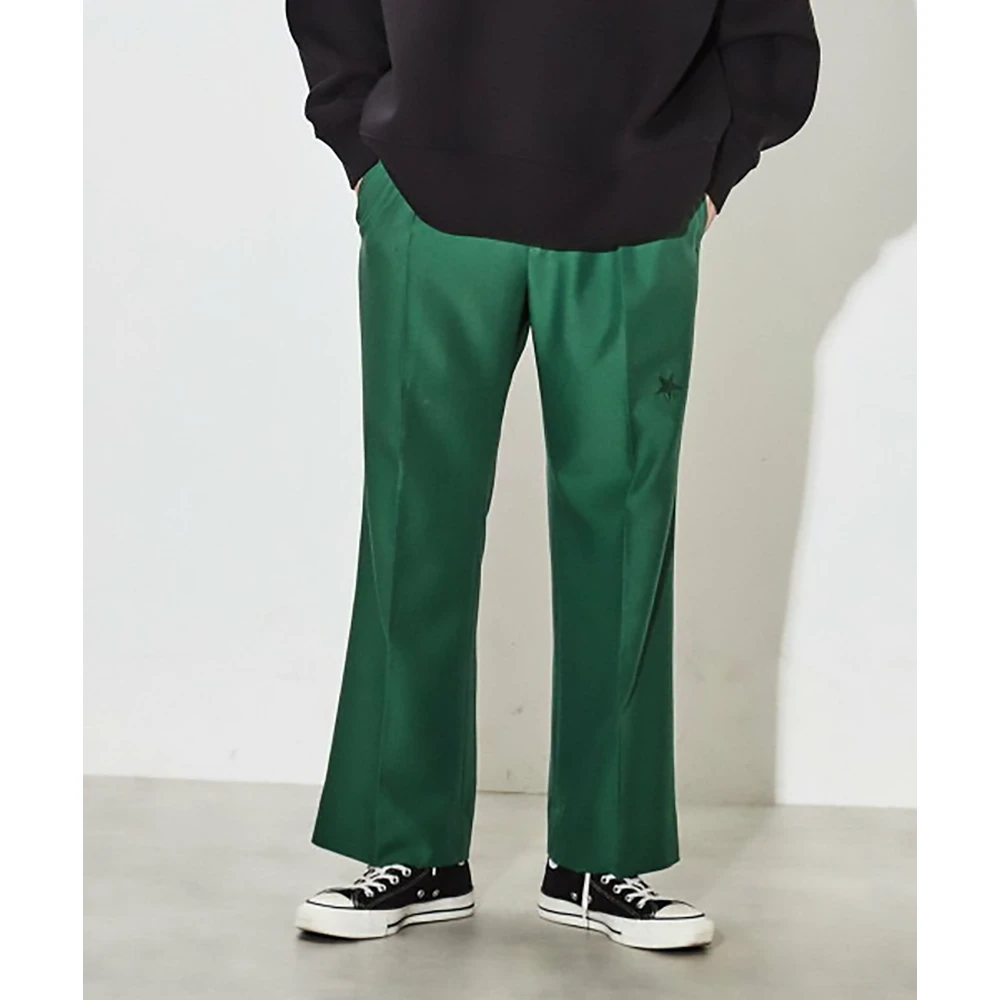 Converse Tokyo Mens Semi-Flare Slacks Pants Gz1156_A2831Fp152 #Green, M size