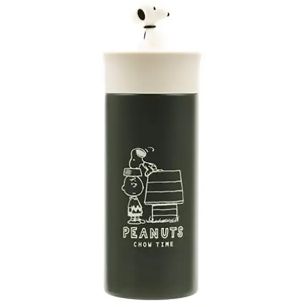 Okaimono Snoopy  Motif Stainless Steel Bottle 300Ml (House) Prsn01045832 史努比便携保温杯 超轻便 保温6小时以上 300毫升