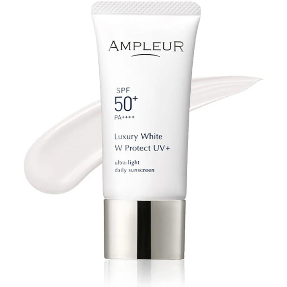 Ampleur Luxury White W Protect UV+ SPF50+ PA++++ 30g 日本AMPLEUR三重清透防晒精华乳液防晒霜SPF50 30G