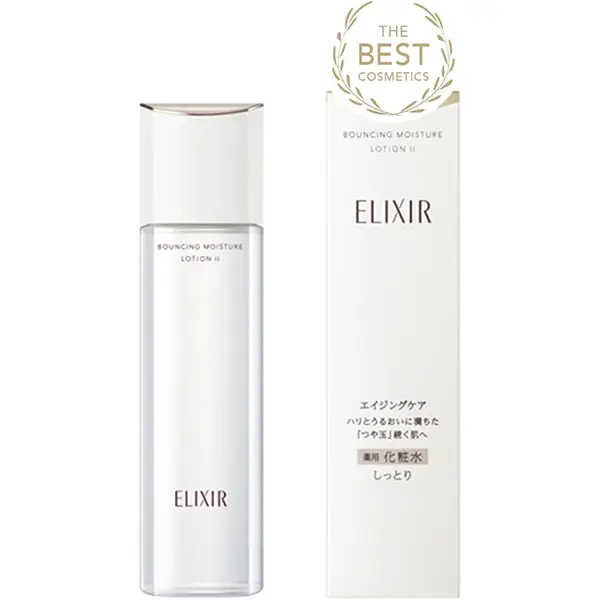 水润细腻度整日不掉线！Elixir Bouncing Moisture Lotion 170ml怡丽丝尔化妆水怡丽丝尔弹润胶原精华保湿化妆水170ml 优悦活颜柔滑弹润化妆水清爽款/保湿款/超保湿款